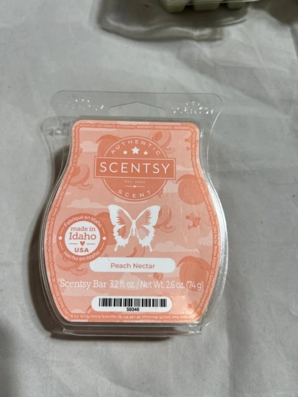 Scentsy peach nectar wax bar
